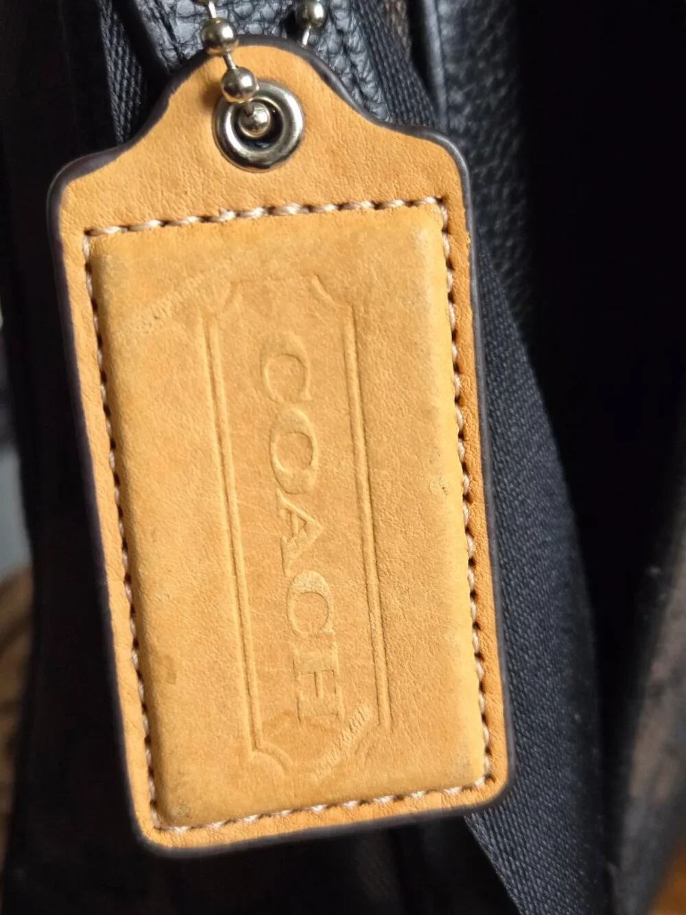 Coach Signature Stripe Flap Shoulder Bag – Discontinued Style